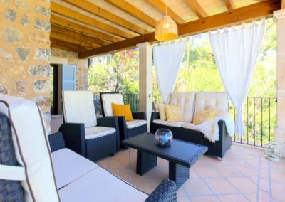 Covered terrace